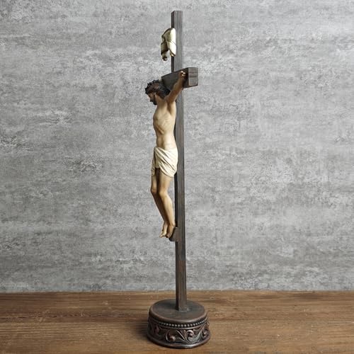 BC Catholic Crucifix Wall Cross 24" H Jesus Christ Indoor Home Decor Q2061