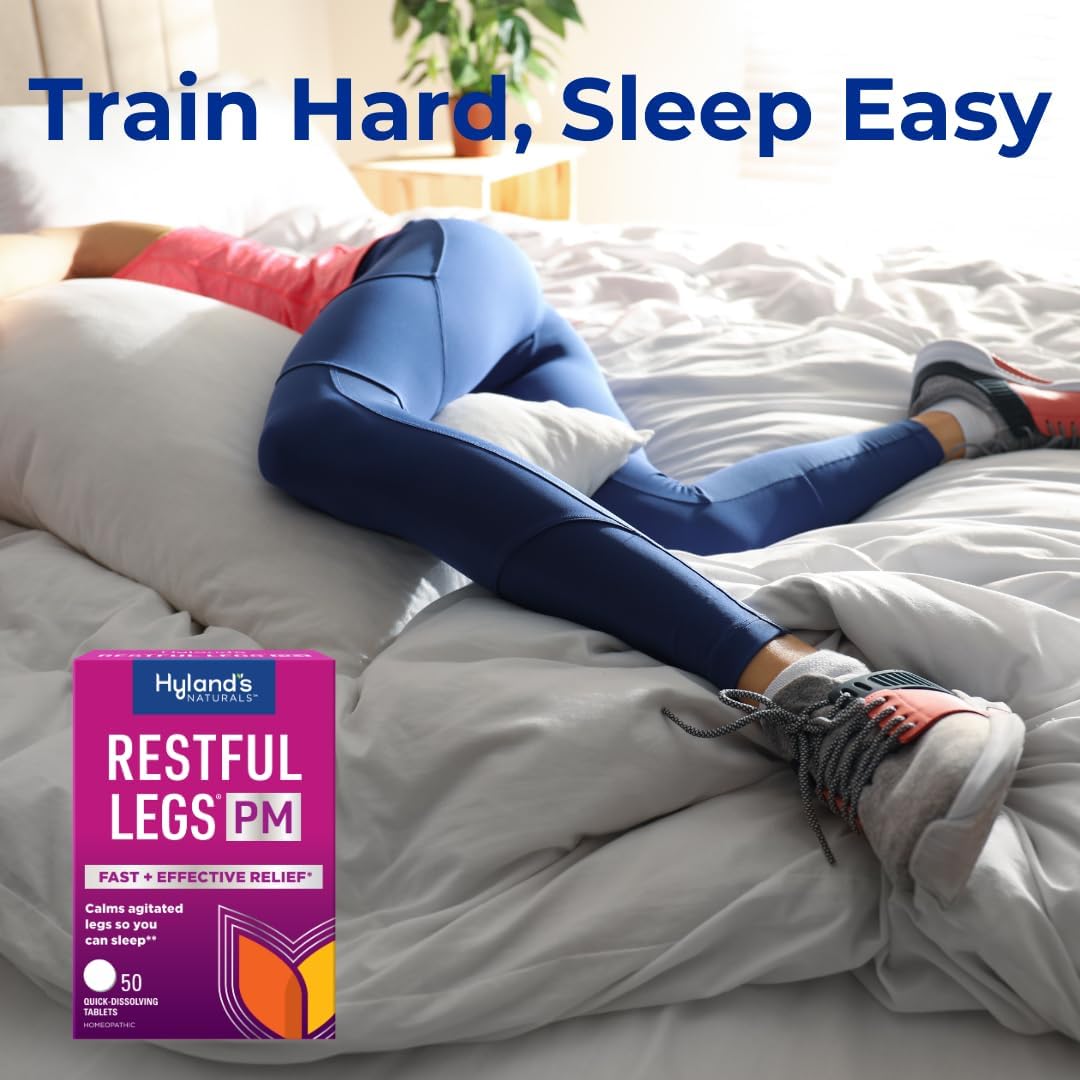 Hyland's Restful Legs PM Quick Dissolving Tablets, 50 Count (Pack of 2) C304074