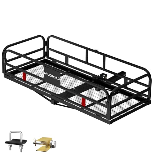 Wildroad Hitch Cargo Carrier 500 LBS with Waterproof Cargo Bag O941