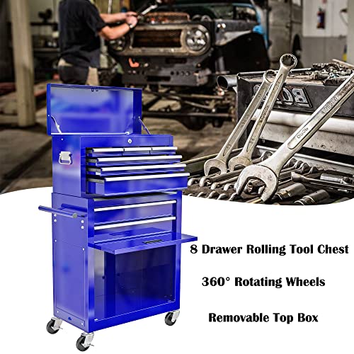 5-Drawer Rolling Tool Cart with Wheels, Black V51953