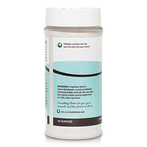 Coat Defense Daily Preventative Powder for Horses, 8 oz, All Natural Ingredients C25298
