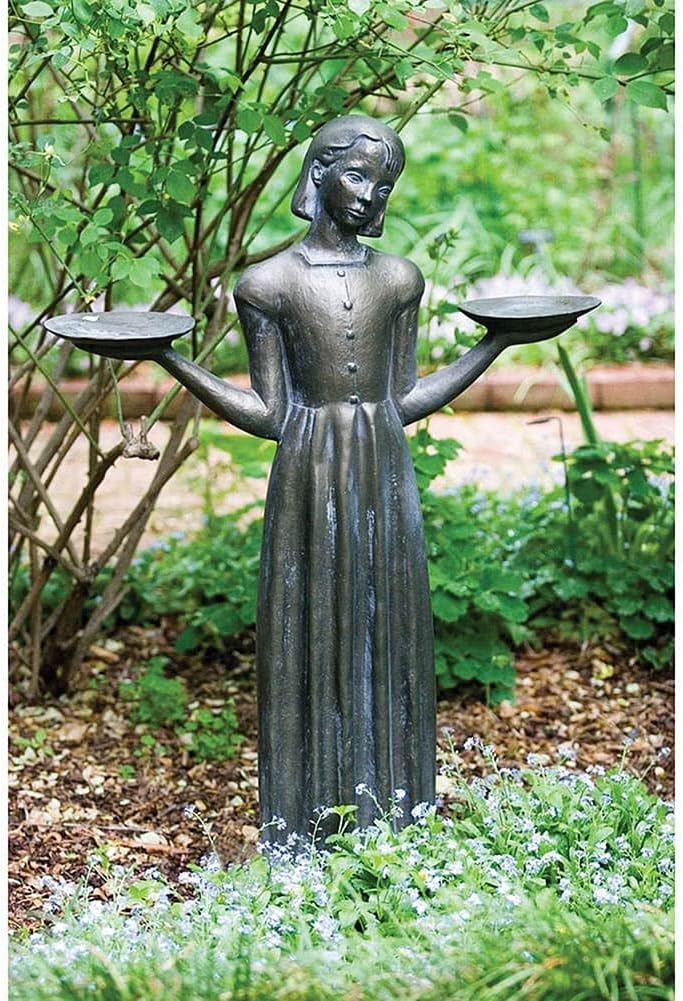 Bird Girl Garden Statue Outdoor Yard Decor 24"H T7073