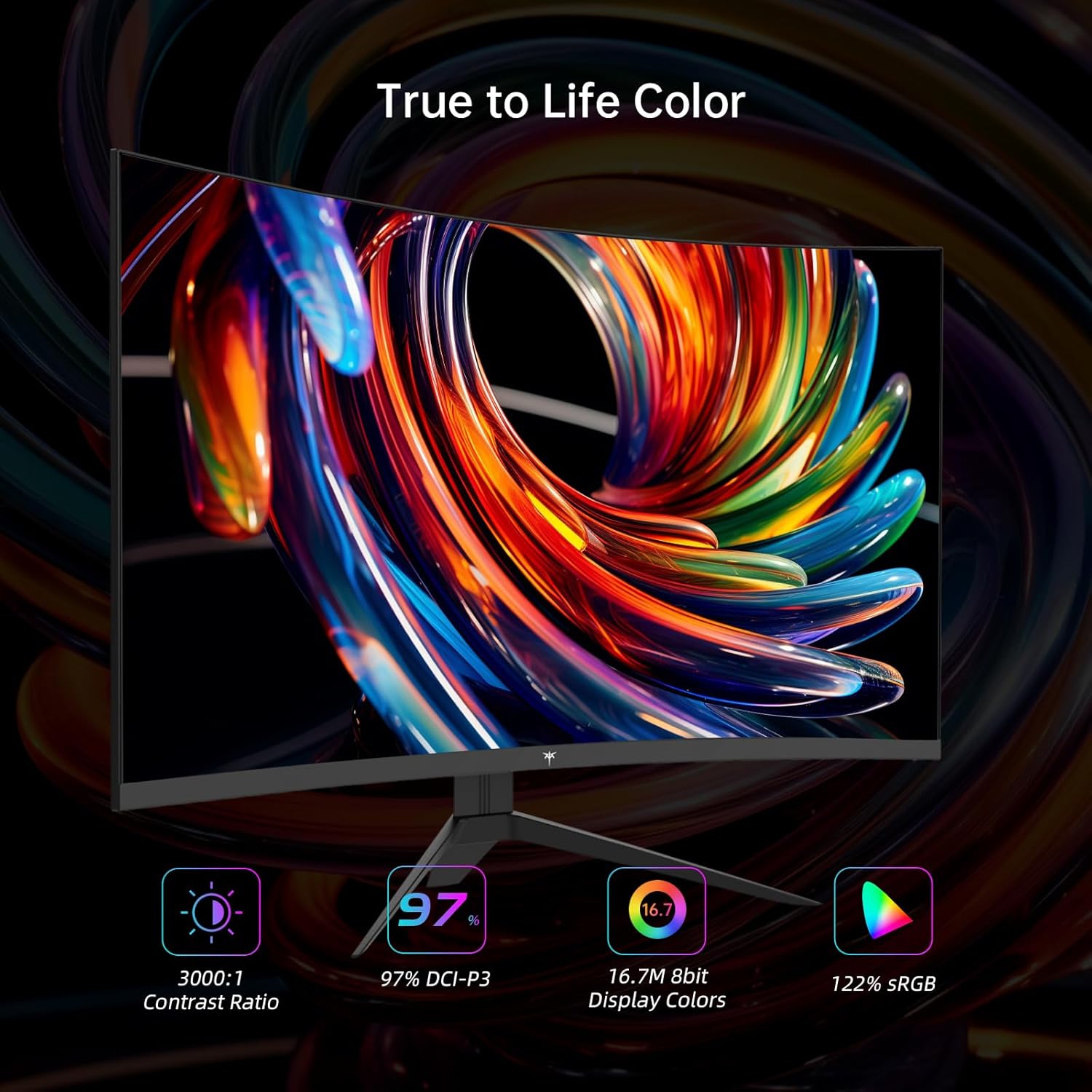 KTC 32 Inch FHD 1080p Curved Gaming Monitor 165Hz 1ms VA HDR10 F6629