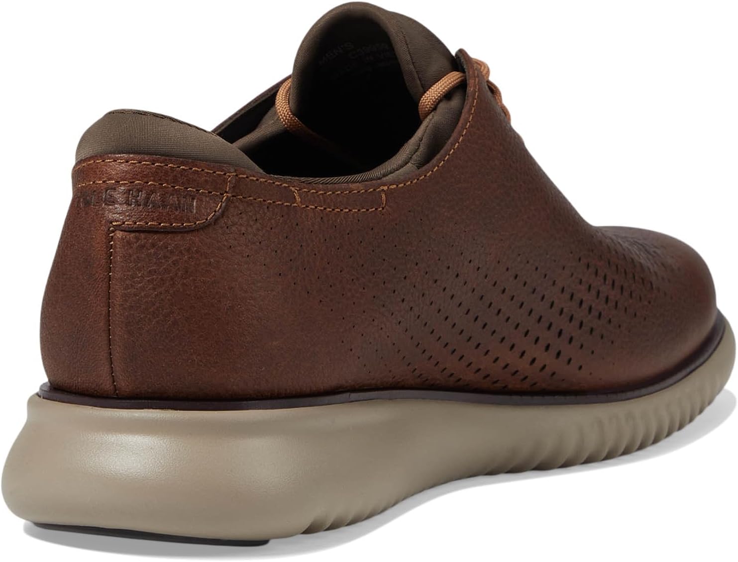 Cole Haan Men's 2.Zerogrand Laser Wing Tip Oxford Lined, Pecan/Truffle, 13 Q803588