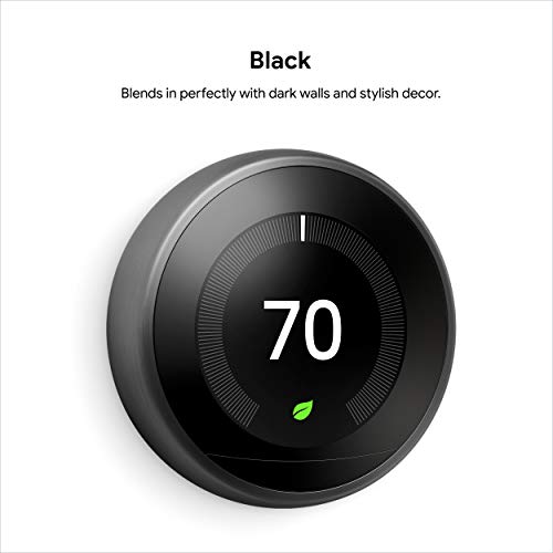 Google Nest Learning Thermostat 3rd Gen - Smart Programmable Thermostat - White L596082