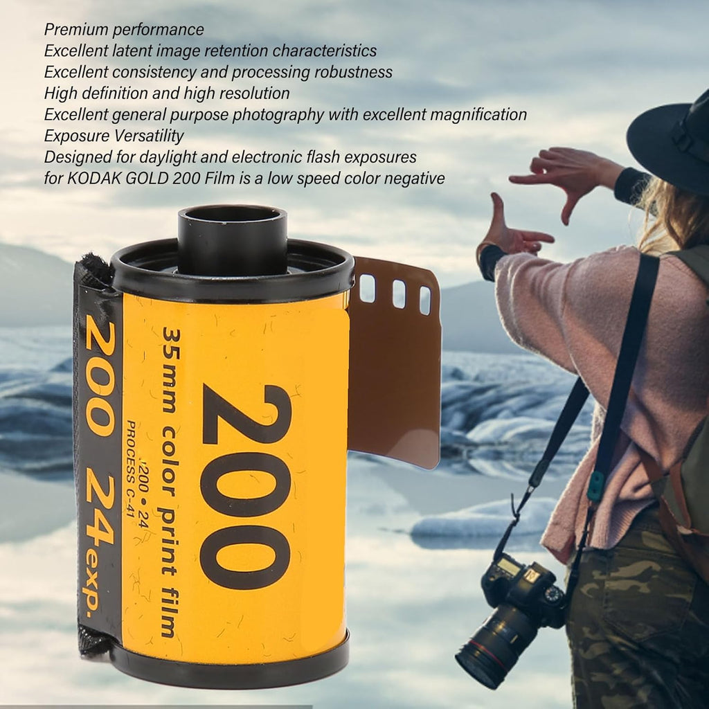 Kodak Gold 200 Color Negative Film 35mm, 24 Exposures M3623