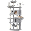 Yaheetech Cat Tree, 67in Large Cat Tower for Indoor Cats, Multi-Level Scratching Post with 3 Cat Teaser Sticks & Condo, Cat Activity Center, Play Tower, Pet House Furniture w/Perch, Hammock, Basket