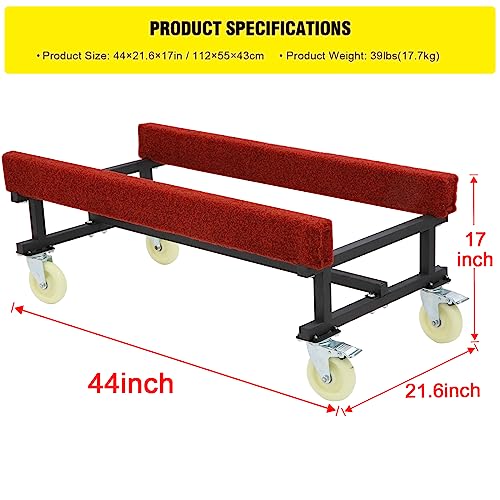 Watercraft PWC Dolly Jet Ski Dolly 1300 LBS Capacity Boat Trailer with Casters and Brakes C674