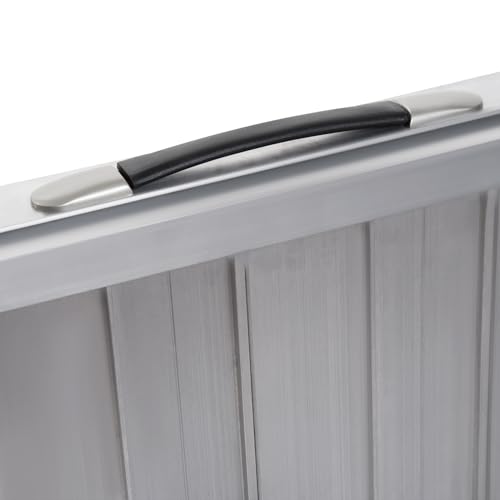 HOMCOM 6FT Foldable Aluminum Wheelchair Ramp, 600lbs Capacity M1387