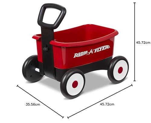 Radio Flyer My 1st Wagon 2-in-1 with Beach and Garden Tools, Red M544531