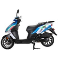 X-PRO Fiji 150 Moped Scooter with 13" Aluminum Wheels, Electric/Kick Start! Large Headlights!