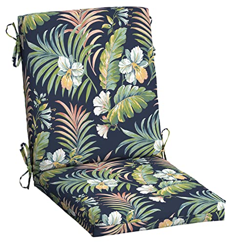 ARDEN Outdoor Dining Chair Cushion 20 x 20 in Weather-Proof Fade Resistant Sapphire Blue J523