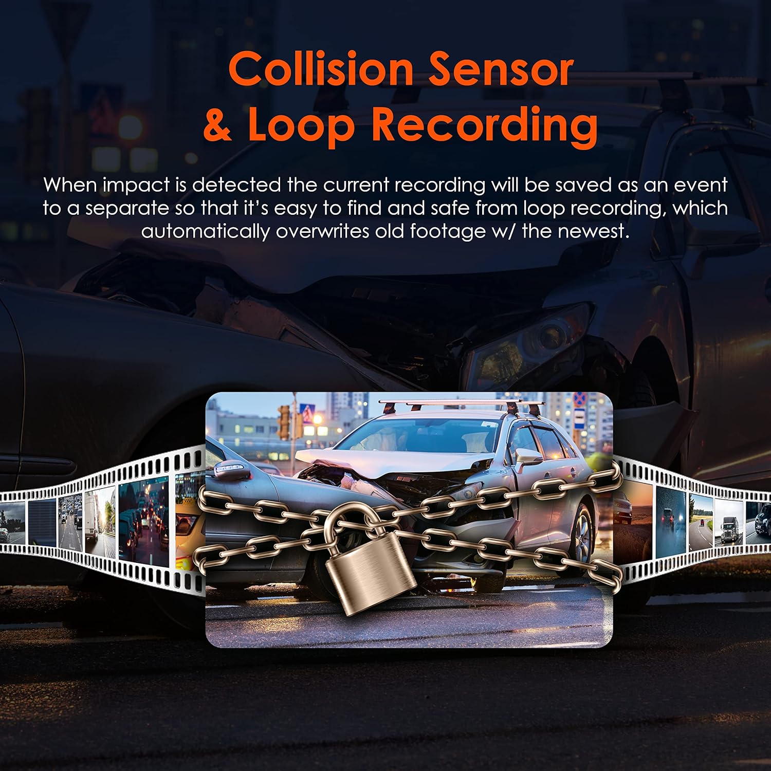 R4 4 Channel Dash Cam with 1080p, Wi-Fi, GPS, IR Night Vision V990