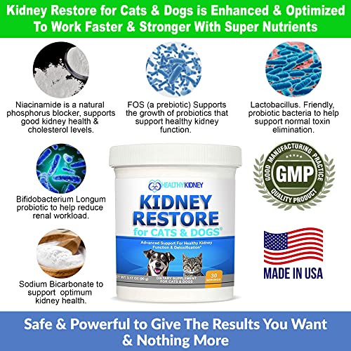 Kidney Restore Unflavored Supplement for Cats & Dogs A805