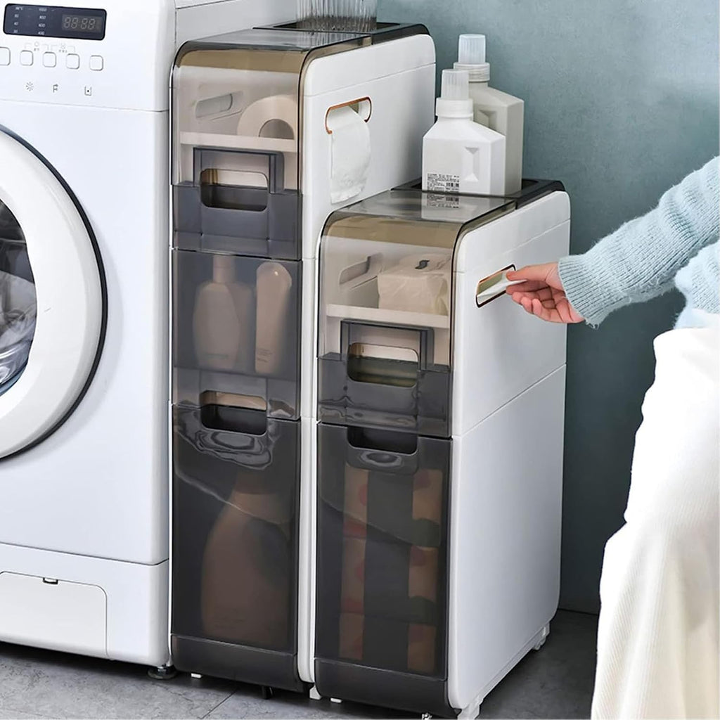 Floor-standing Bathroom Storage Cabinets 2/3/4-layer Vertical L760112