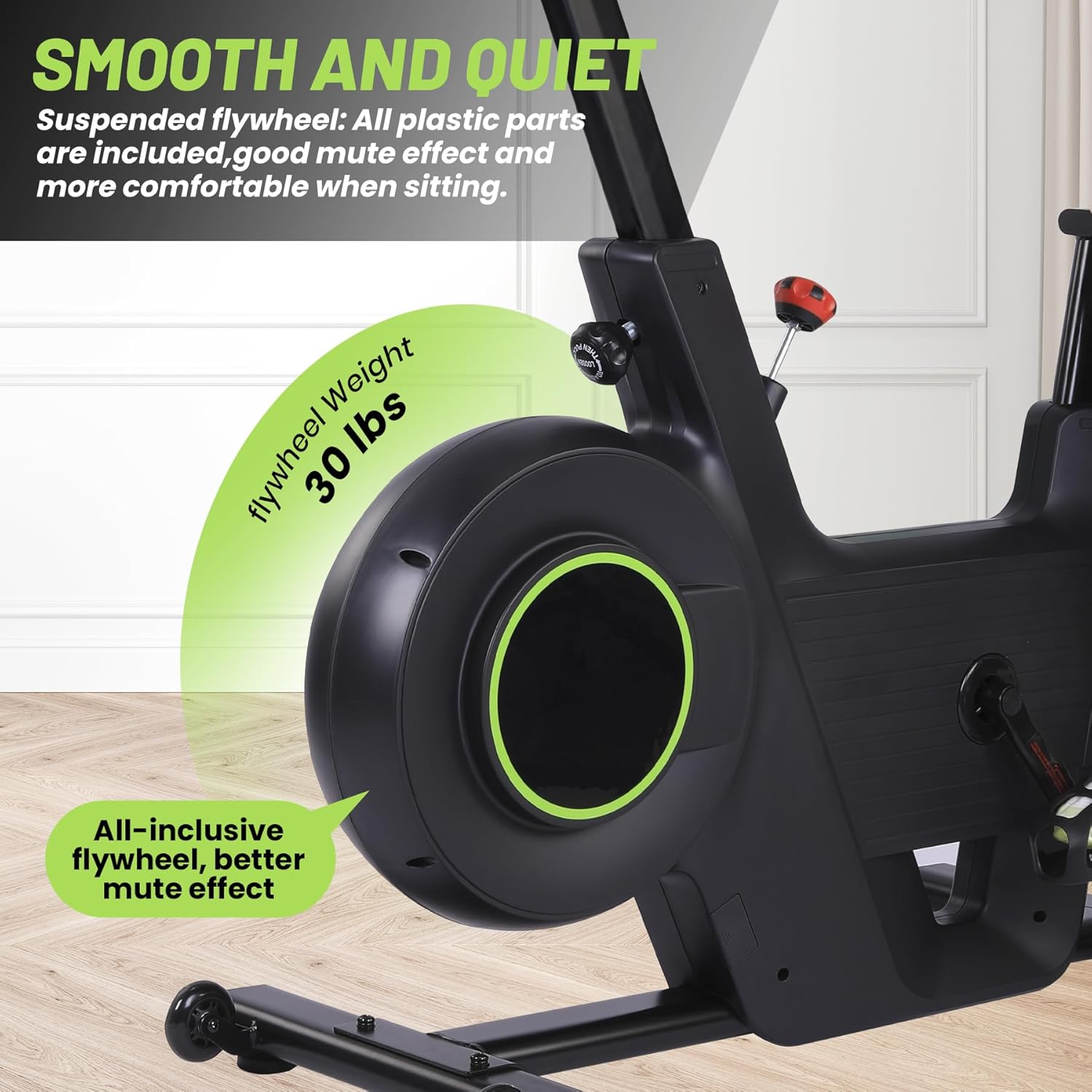 Exercise Bike, Indoor Cycling Bike with Magnetic Resistance, Low Noise G8605