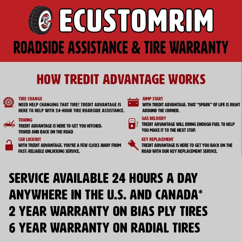 Hankook ST225/75R15 Trailer Tire on Black eCustomrim Aluminum 6 Lug Wheel LRE K8985