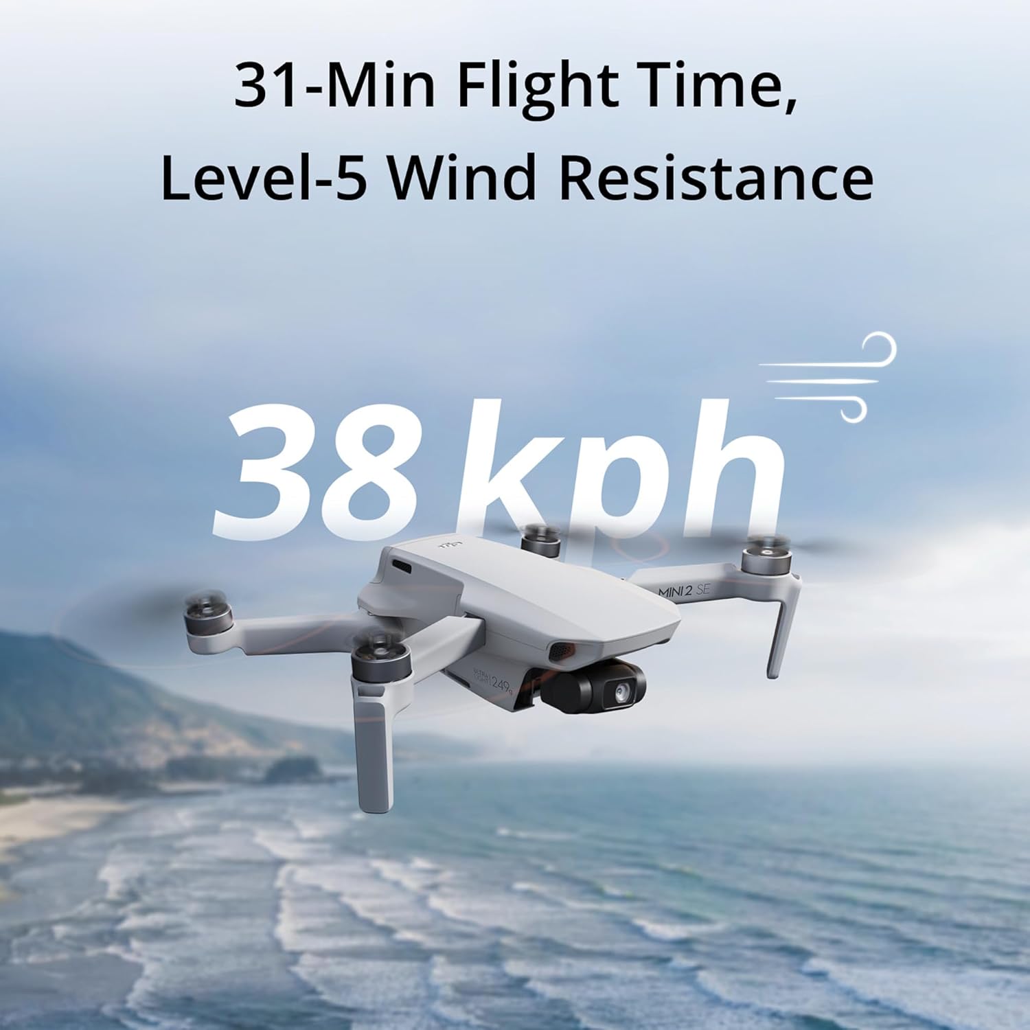 DJI Mini 2 SE Fly More Combo with 64GB Memory Card, 2.7K Video, Extra Batteries L7979