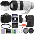 Sony FE 70-200mm F2.8 GM OSS II (SEL70200GM2) Full-Frame Telephoto Zoom G Master Lens Bundle with Advanced Accessories | 70-200mm Sony Lens