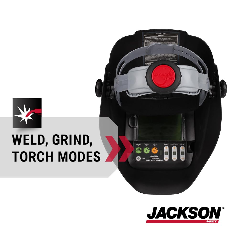 Jackson Safety HLX Welding Hood TrueSight II Auto Darkening Helmet S6350