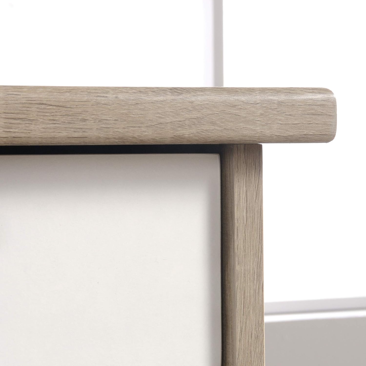 Sauder Anda Norr Executive Desk, Sky Oak Finish A914