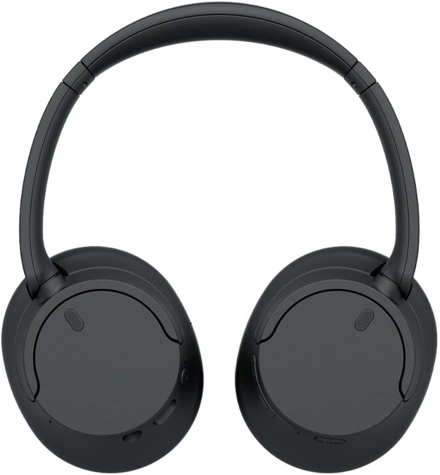 Sony WH-CH720N/B Wireless Noise Cancelling Headphone, Black with Hard Case and Headphone Stand Z33217
