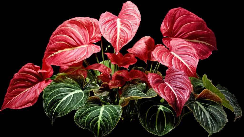 Crimson Sky Caladium Bulbs for Planting - Perennial Fancy R63968