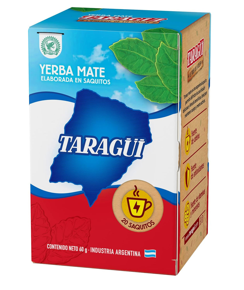 Taragüi Yerba Mate, 20 wrapped tea bags