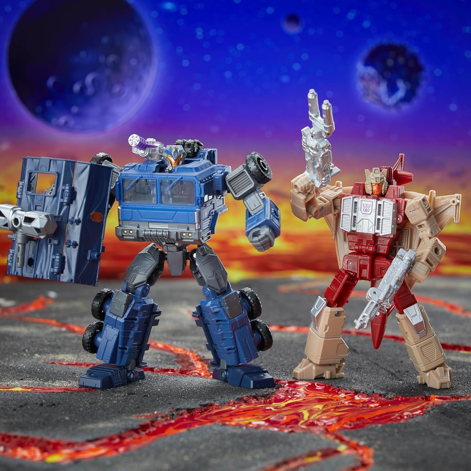 Transformers Legacy United Mayhem Attack Squad Action Figure 4-Pack, Breakdown & Windsweeper, Ages 8+ R445742