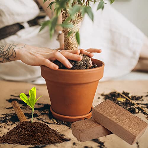ZeeDix 8 Pcs Coco Coir Bricks for Plants Gardening F9796
