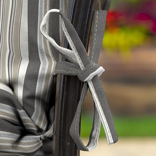 ARDEN Outdoor Dining Chair Cushion 20 x 20 in Weather-Proof Fade Resistant Sapphire Blue J523