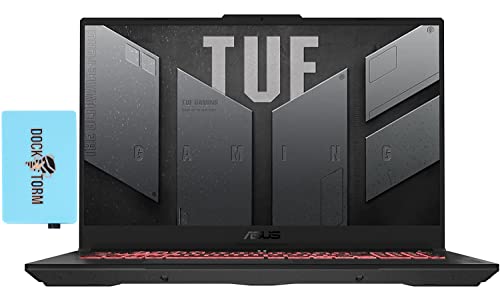 ASUS TUF A17 Gaming Laptop 17.3" 144Hz FHD (AMD Ryzen 7 7735HS 8-Core 3.20GHz, 64GB DDR5, 1TB PCIe SSD, GeForce RTX 4050 6GB, RGB KYB, WiFi 6E, BT 5.2, Webcam, Win11H) w/Dockztorm Dock