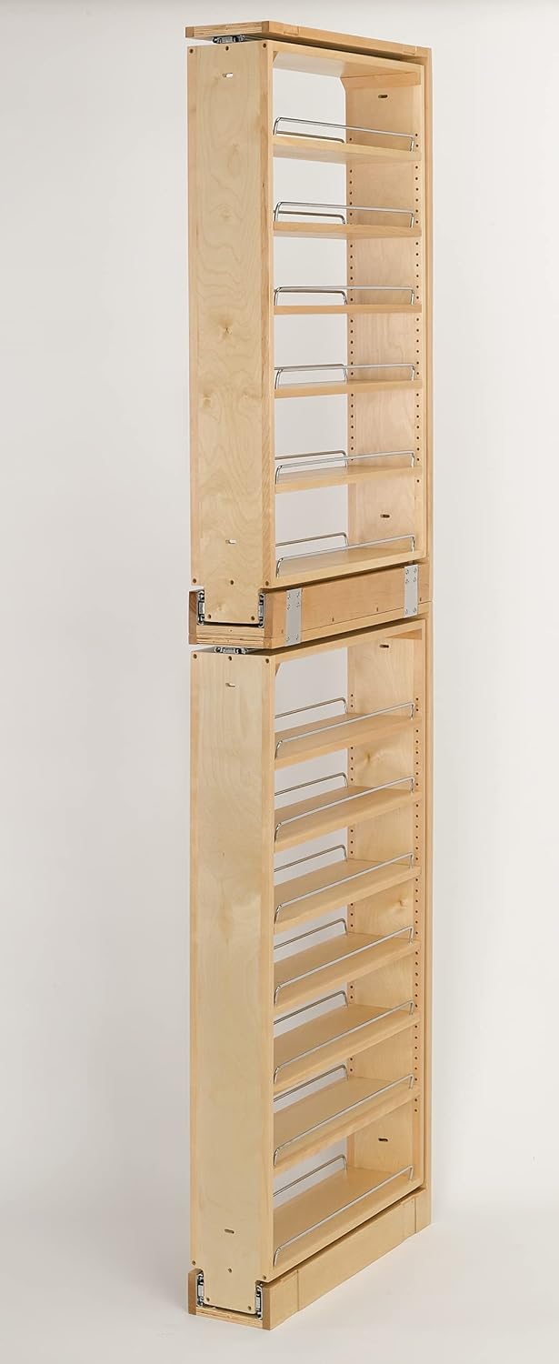 Rev-A-Shelf Wood Tall Filler Pull Out Organizer for Kitchen Y5014